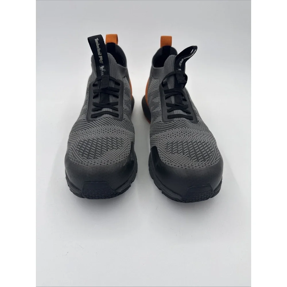 Timberland Pro Radius Knit Composite Toe Work Shoe Black Grey Size 8